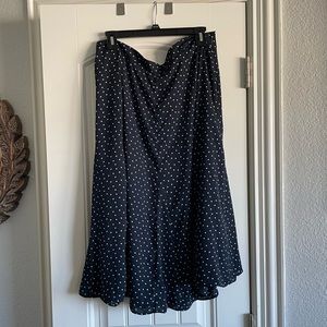 Flared Loft skirt, navy blue, size 14